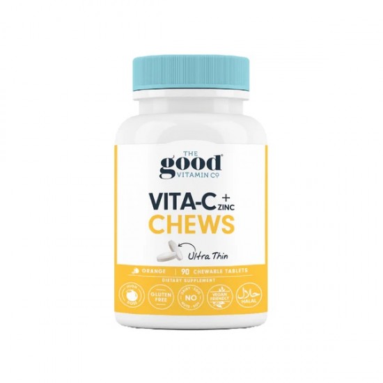 The Good Vitamin CO 低糖超薄维C咀嚼片 90粒 橙子味 保质期2026.6